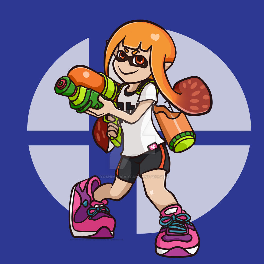 Chibi Smash Bros - Inkling! by yoshimarsart on DeviantArt