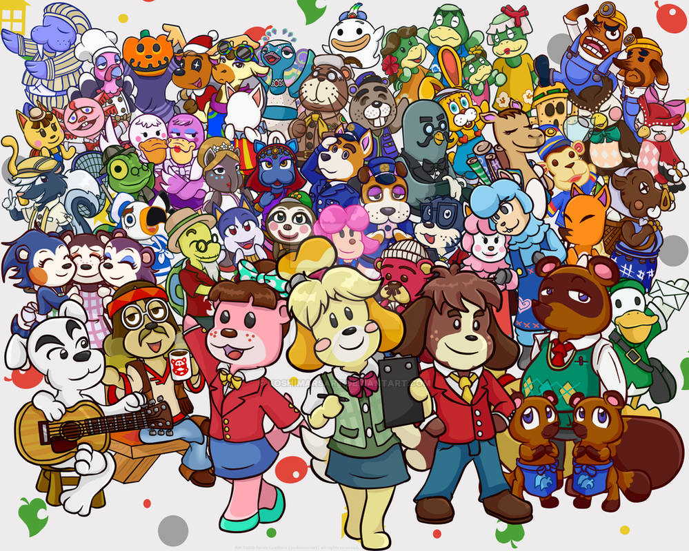 Animal Crossing Full Group! by yoshimarsart on DeviantArt