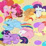 New Year's Day Ponies - All 6!