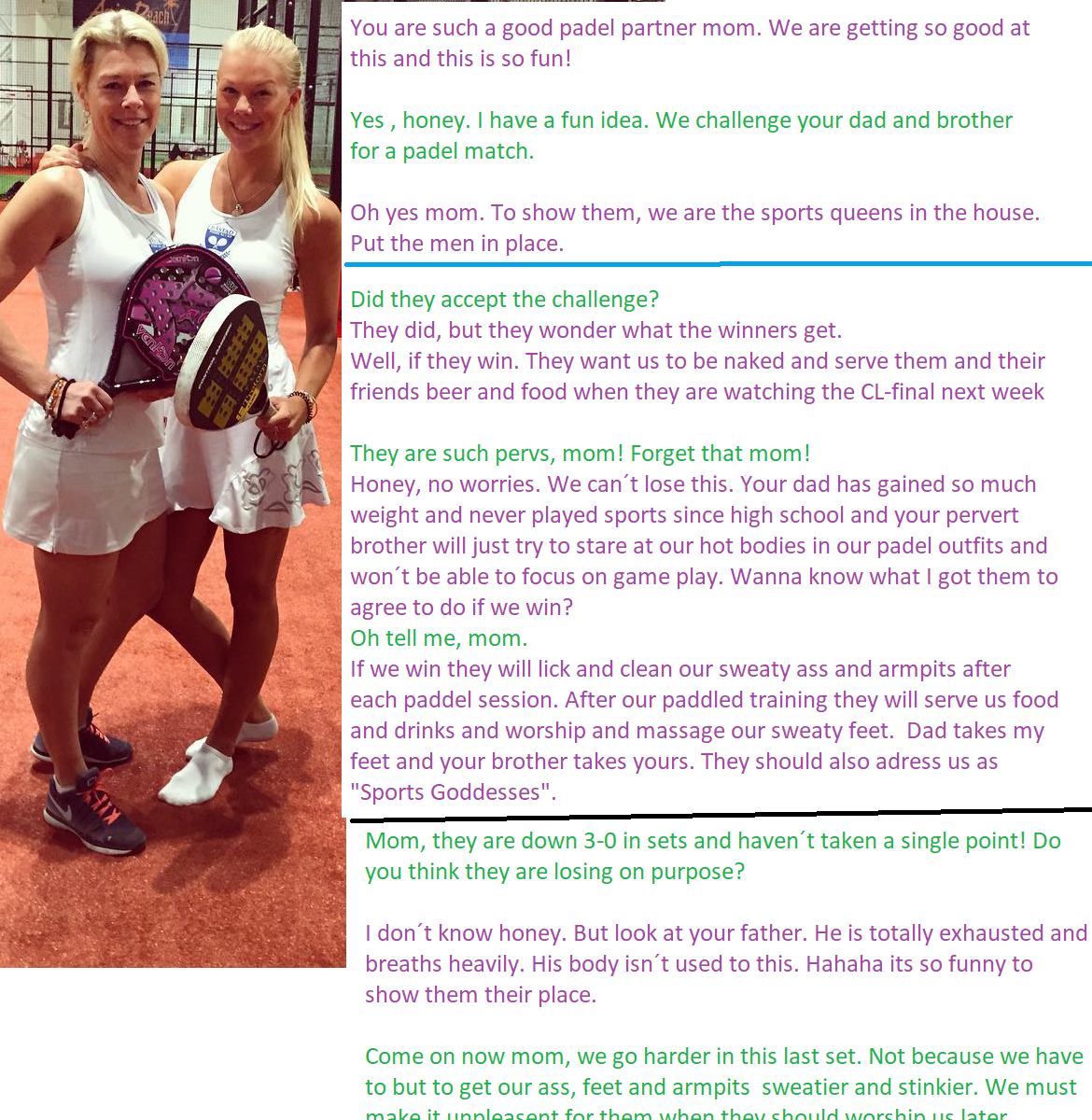 Family Femdom Caption Padel By Nerpolli On DeviantArt family-femdom-caption-padel-by-nerpolli-on-deviantart