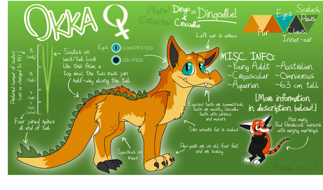 'Okka' Fursona Ref