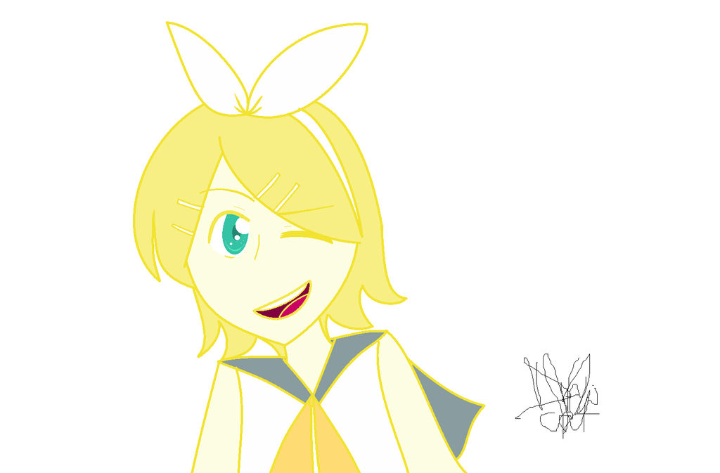 Kagamine Rin by Draw-Cat on DeviantArt