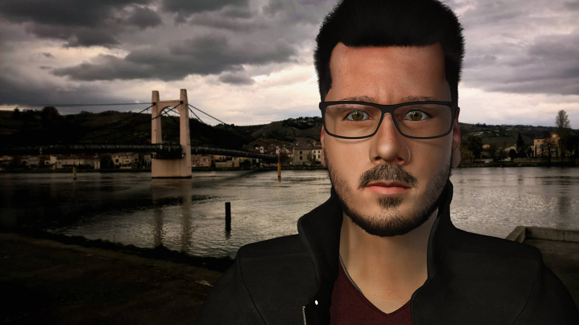 Autorretrato 3D by Ankhsethamon