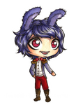 FNAF chibis 6: Human Bonnie by Forunth