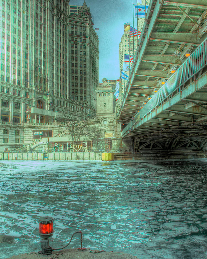 Chicago Ricer Frozen Frozen Chicago River III by spudart on DeviantArt