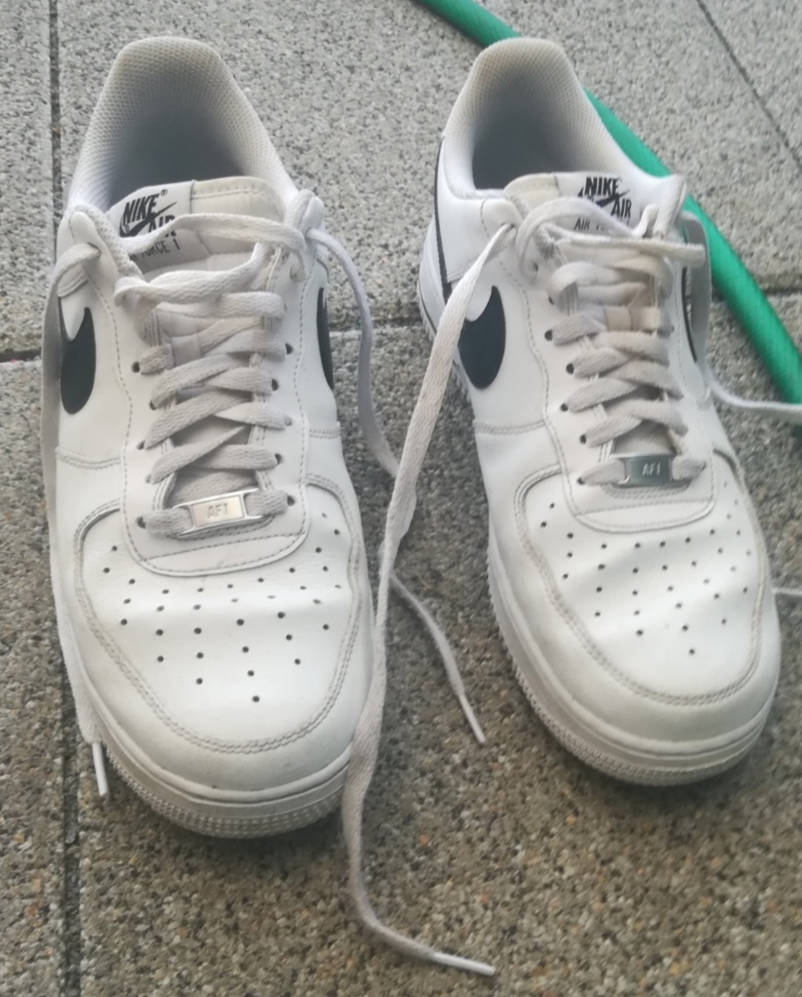 Girls adorable white Air Force (front) by hesrijdo on DeviantArt