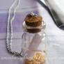 Message in a bottle necklace