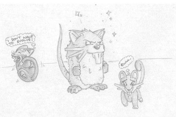 Rattata + Raticate by Sheep-Larder on DeviantArt