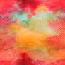 Abstract watercolor seamless pattern (warm)