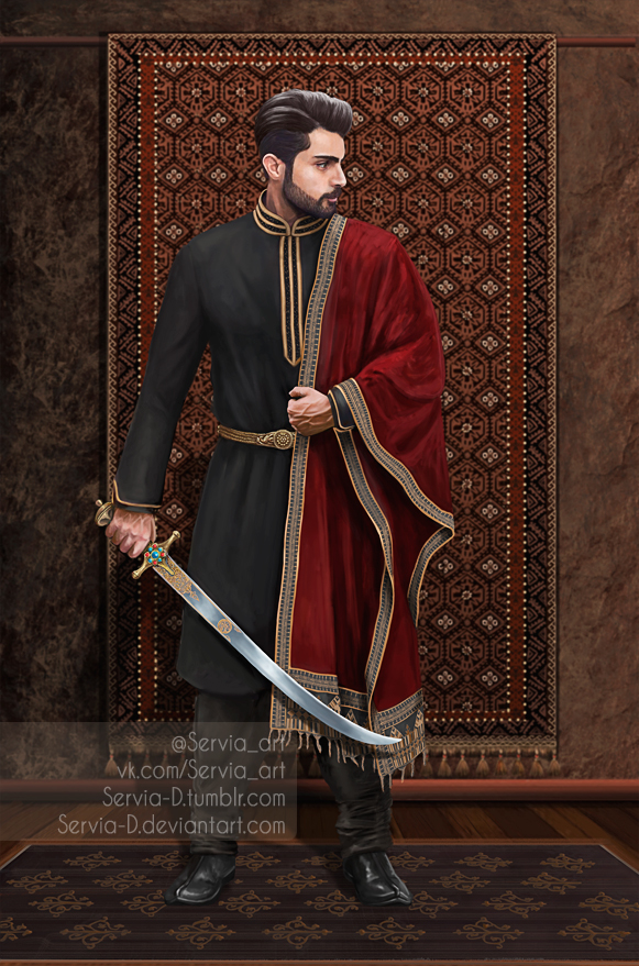 balochi shawl man