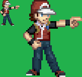 Pokemon Trainer Classic Red Sprite by Deadbeat99 on DeviantArt