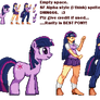 SF Alpha Style Human Pony Twilight Sparkle Sprites