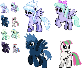 Ponymon : CloudChaser Flitter and others