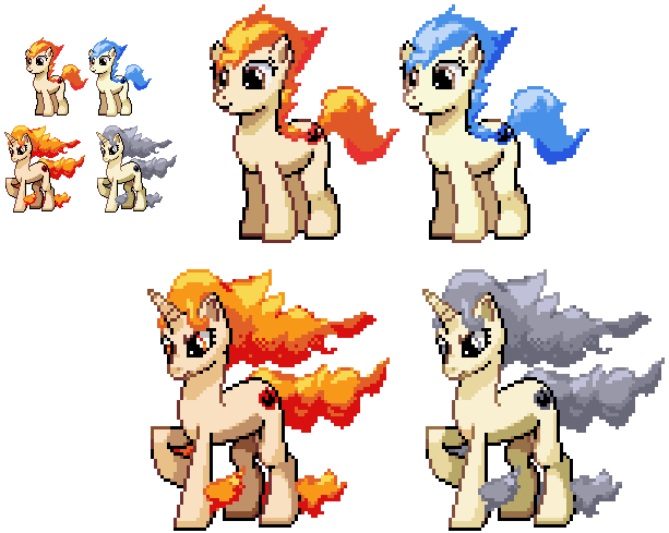 Ponymon - Ponyta and Rapidash