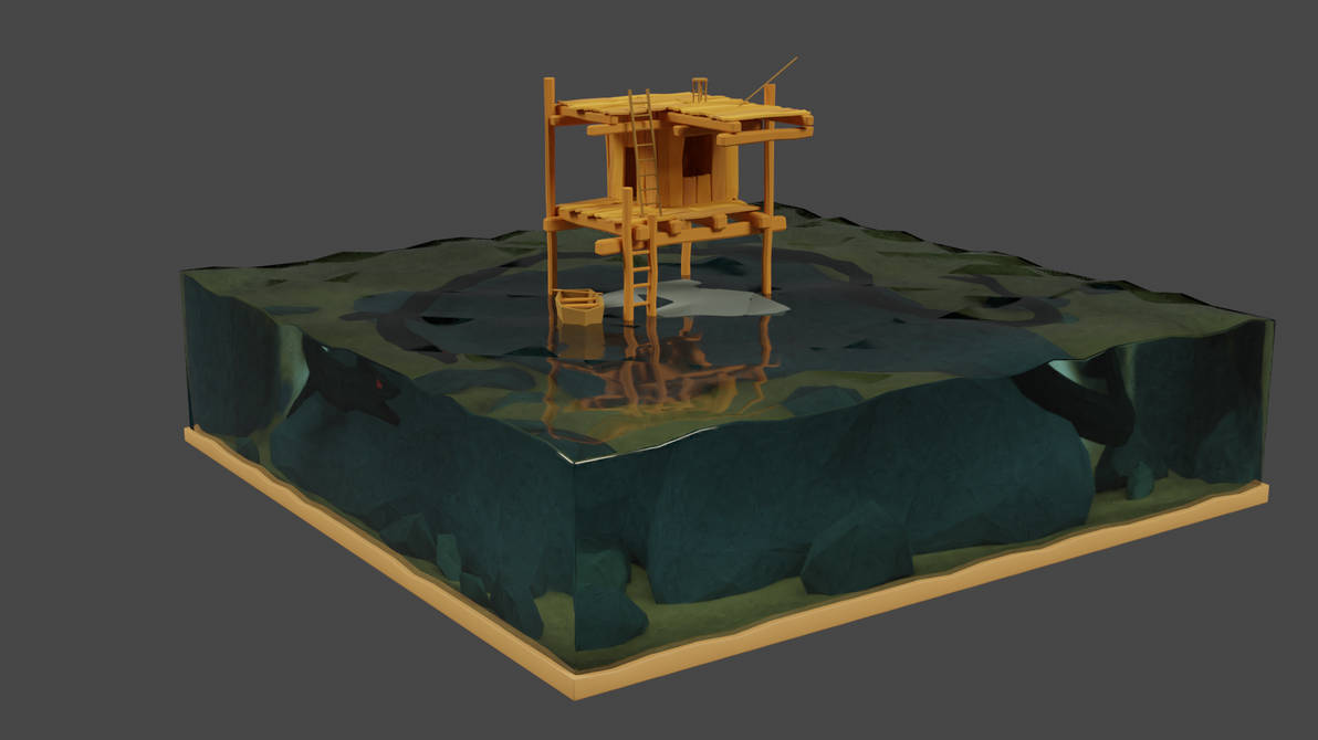 Sea Shack Renders Sea Shack by rosvinjohn on DeviantArt