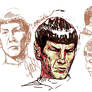 spock tos sketches