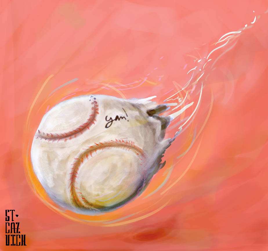 Baseball ball by Xoconoxtlerunrun on DeviantArt