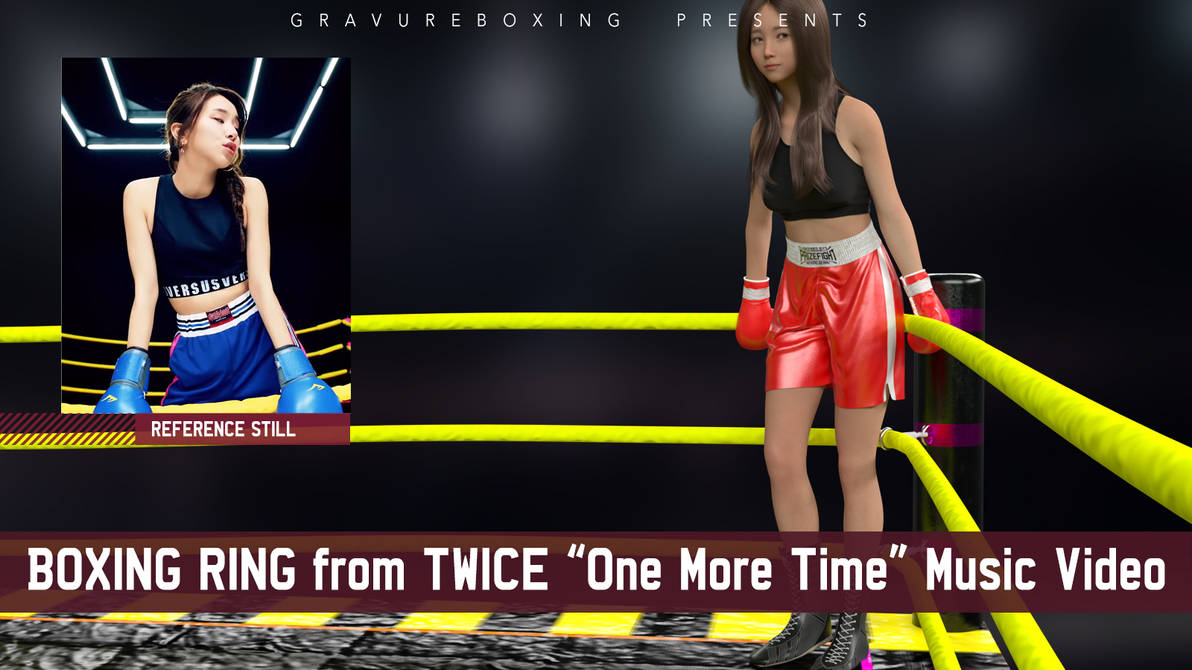 Boxing ring from the music video 'One More Time' by gravureboxing on ...
