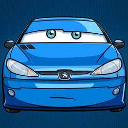 Commission: Animated Peugeot 206 for Evroxt