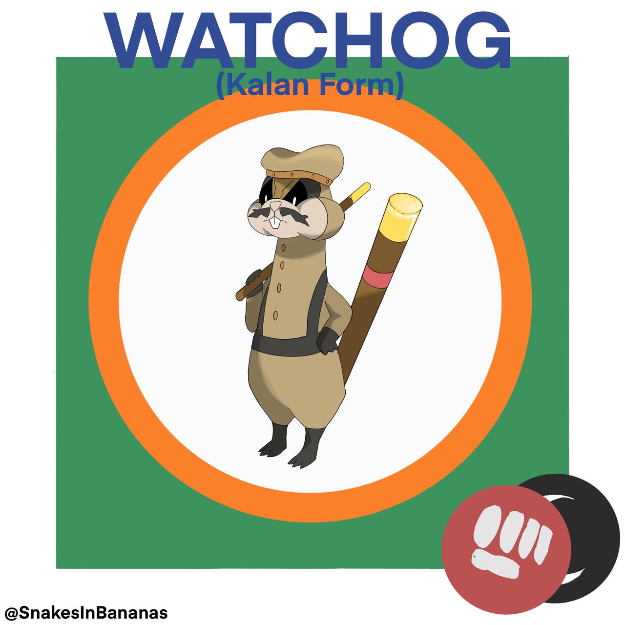 Watchog, The Lookout Pokemon by SnakesInBananas on DeviantArt