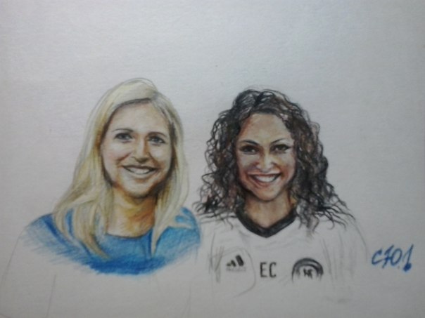 Gigi Salmon and Eva Carneiro