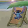 Stitch at the Beach