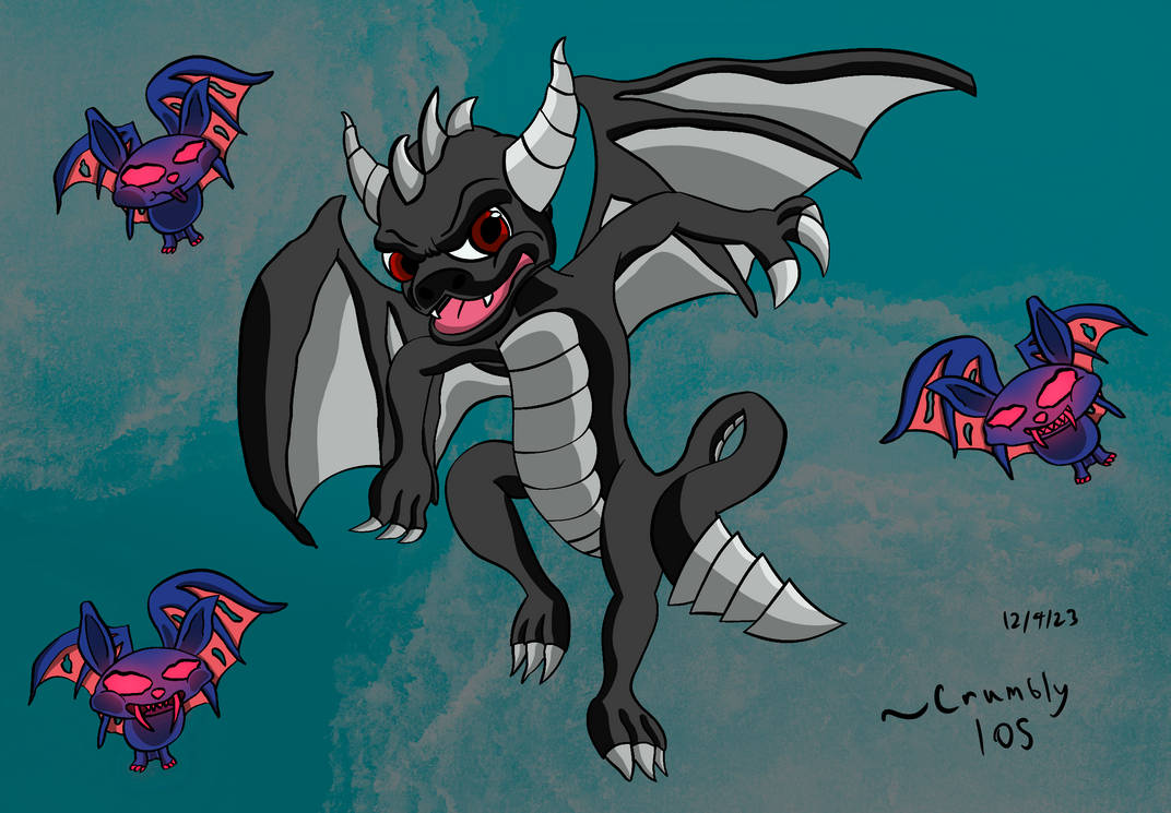 Dark Pyrok Dark Spyro by Crumbly105 on DeviantArt