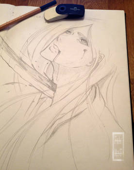 Sketching - Unohana - Farewell