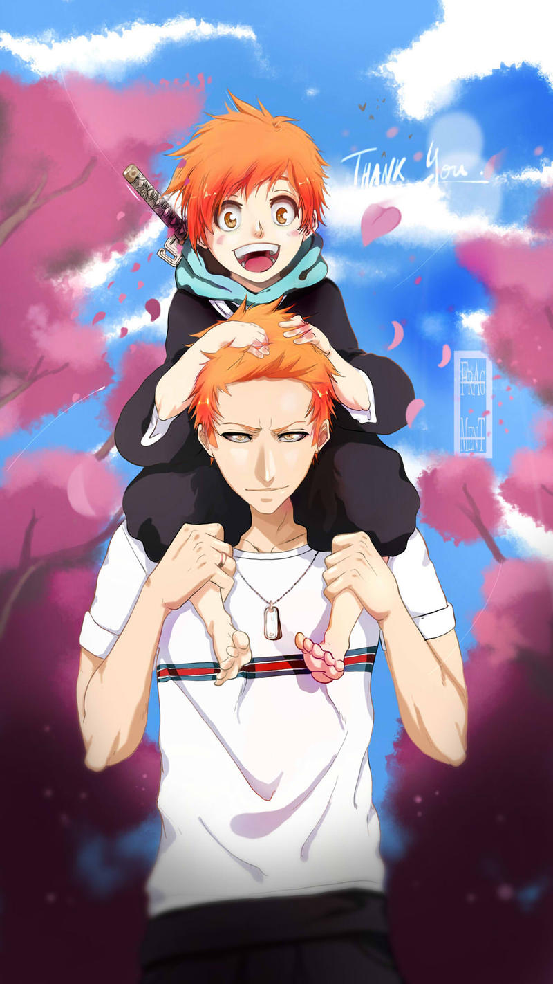 BLEACH - Father and Son by IFrAgMenTIx on DeviantArt