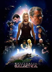 Battlestar Galactica poster by mruottin