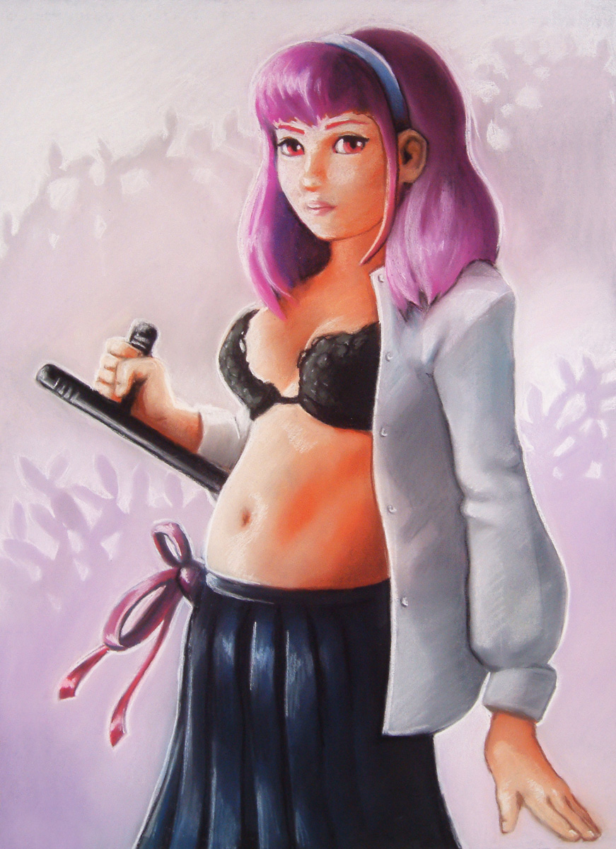 Purple Schoolgirl