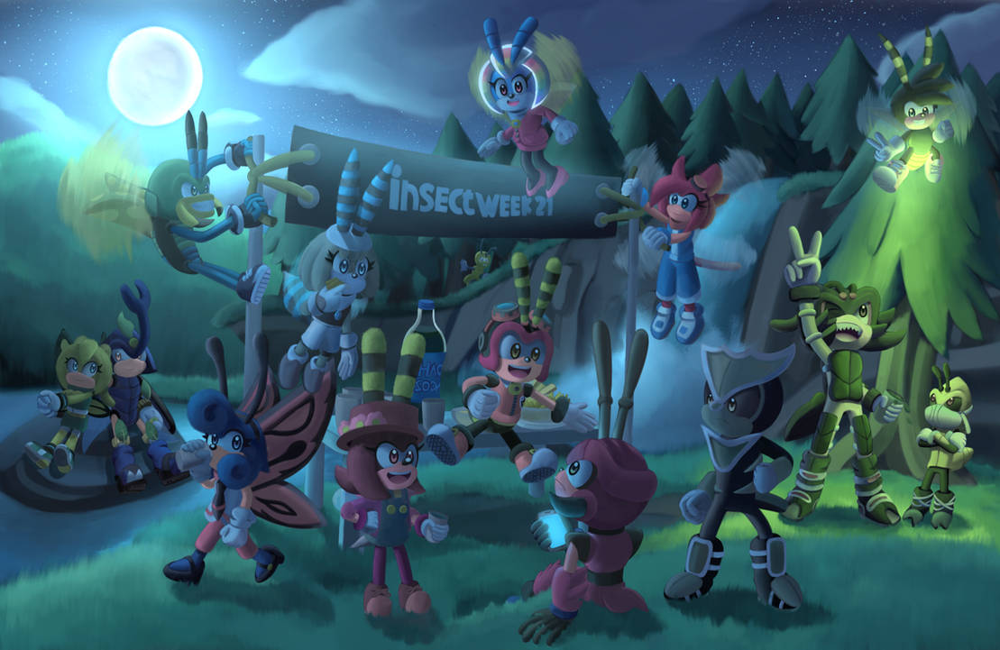 Fnf Insect Insects party (Insect Week 21) by EfraArt-Mix on DeviantArt