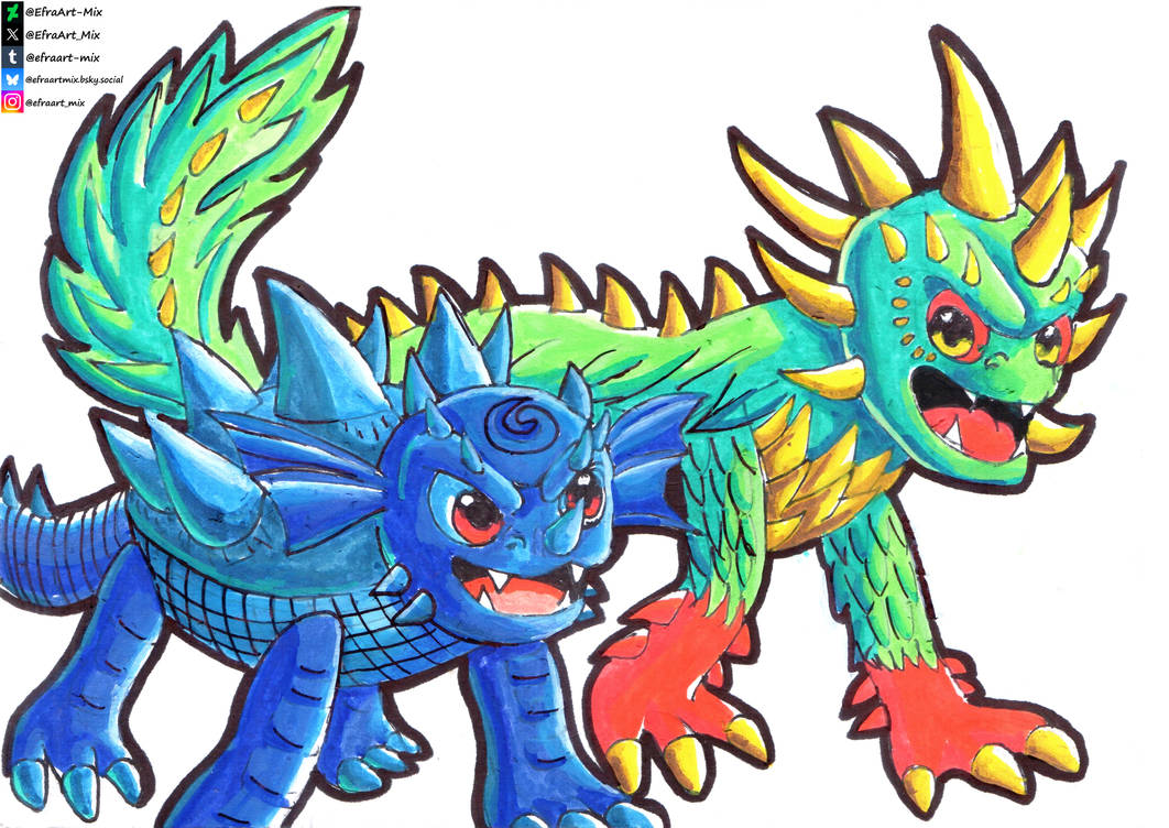 Turtle Skylander Skylanders Camo and Warnado by EfraArt-Mix on DeviantArt
