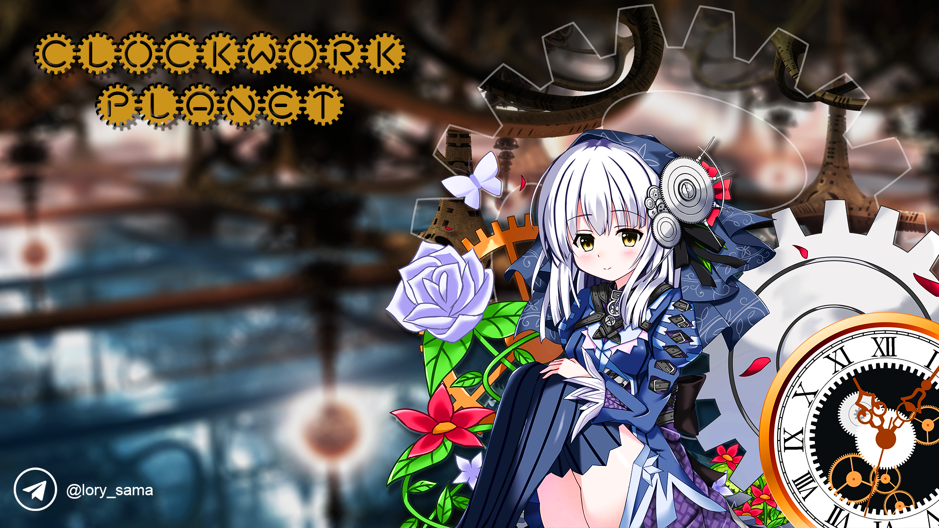 Clockwork Planet RyuZU Wallpaper Full HD 1920x1080 by LaBlassa07 on  DeviantArt