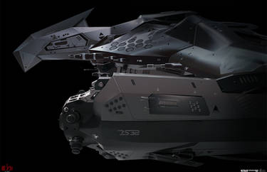 Concept spaceship for game Star Conflict
