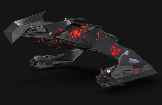 Concept spaceship for game Star Conflict