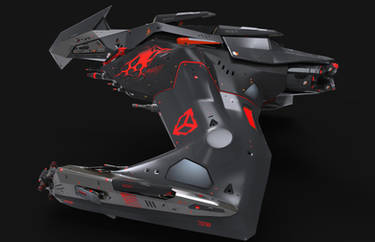 Concept spaceship for game Star Conflict