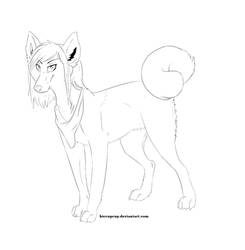 Dog Lineart - Free