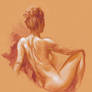 Nude reclines