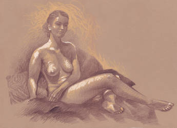 Nude Listening by Harnois75