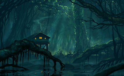 Speed-paint - Jungle House