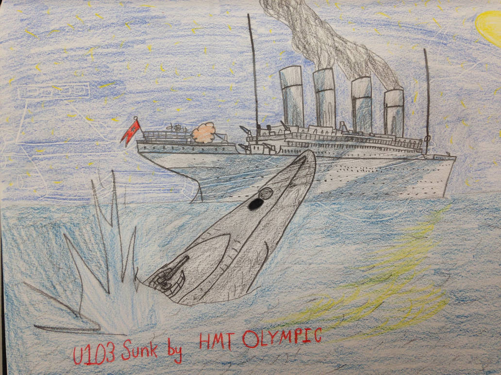U Boat 103 Downed By Rms Olympic By Fleetadmiral01 On Deviantart U Boat 103 Downed By Rms Olympic By Fleetadmiral01 On Deviantart