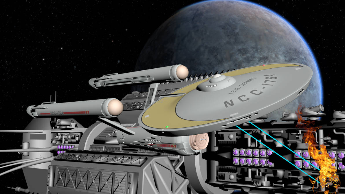 ISS-Defiant vs EA Shadow Omega Destroyer by FleetAdmiral01 on DeviantArt