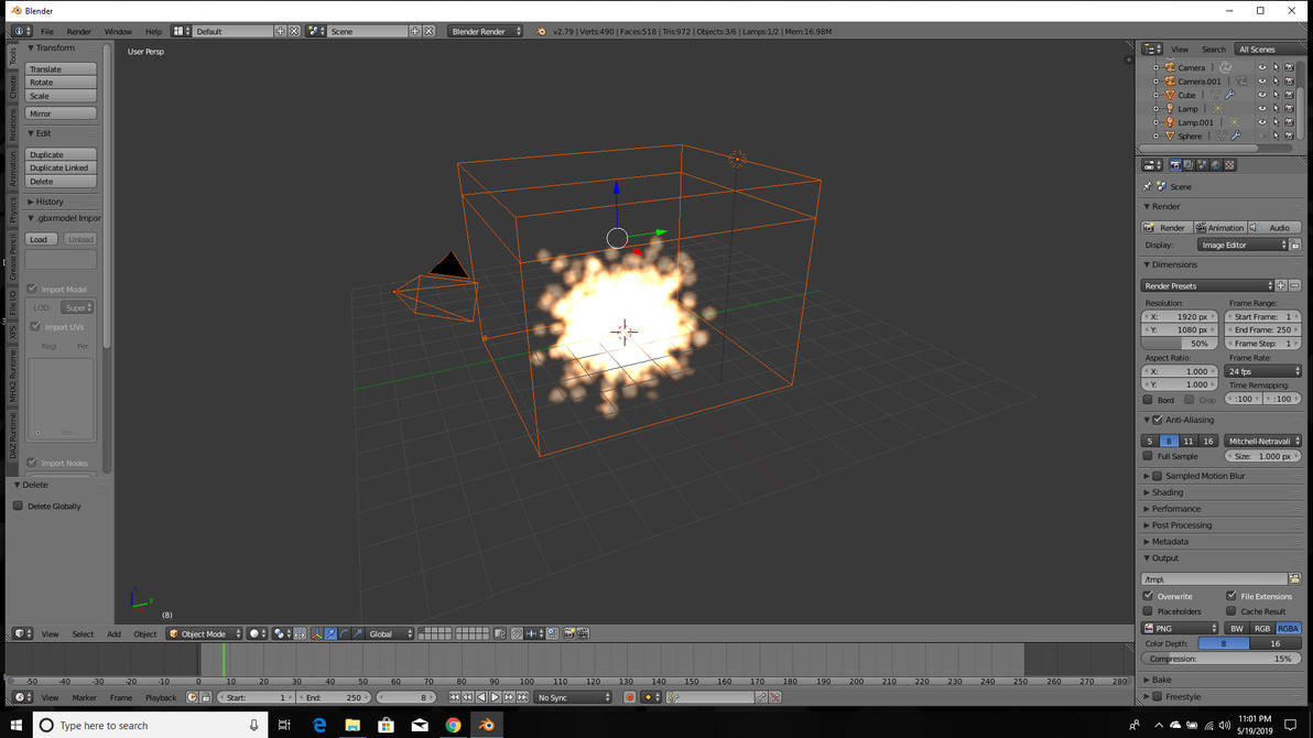 Explosion in Blender by FleetAdmiral01 on DeviantArt
