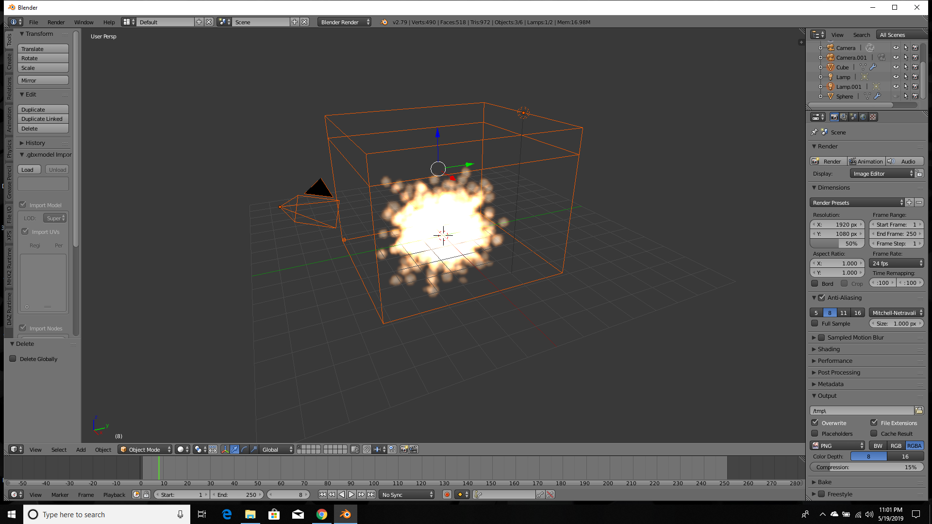 Explosion in Blender by FleetAdmiral01 on DeviantArt