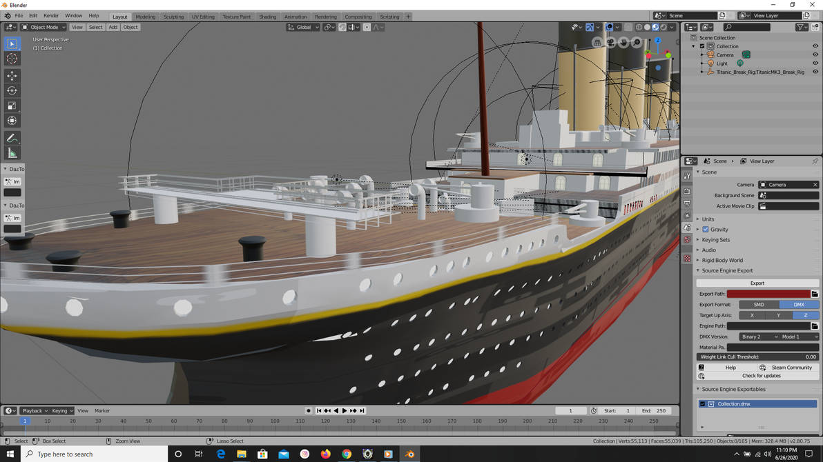 Titanic Layout Model Titanic Model Update 6-26-2020 3 by FleetAdmiral01 on DeviantArt