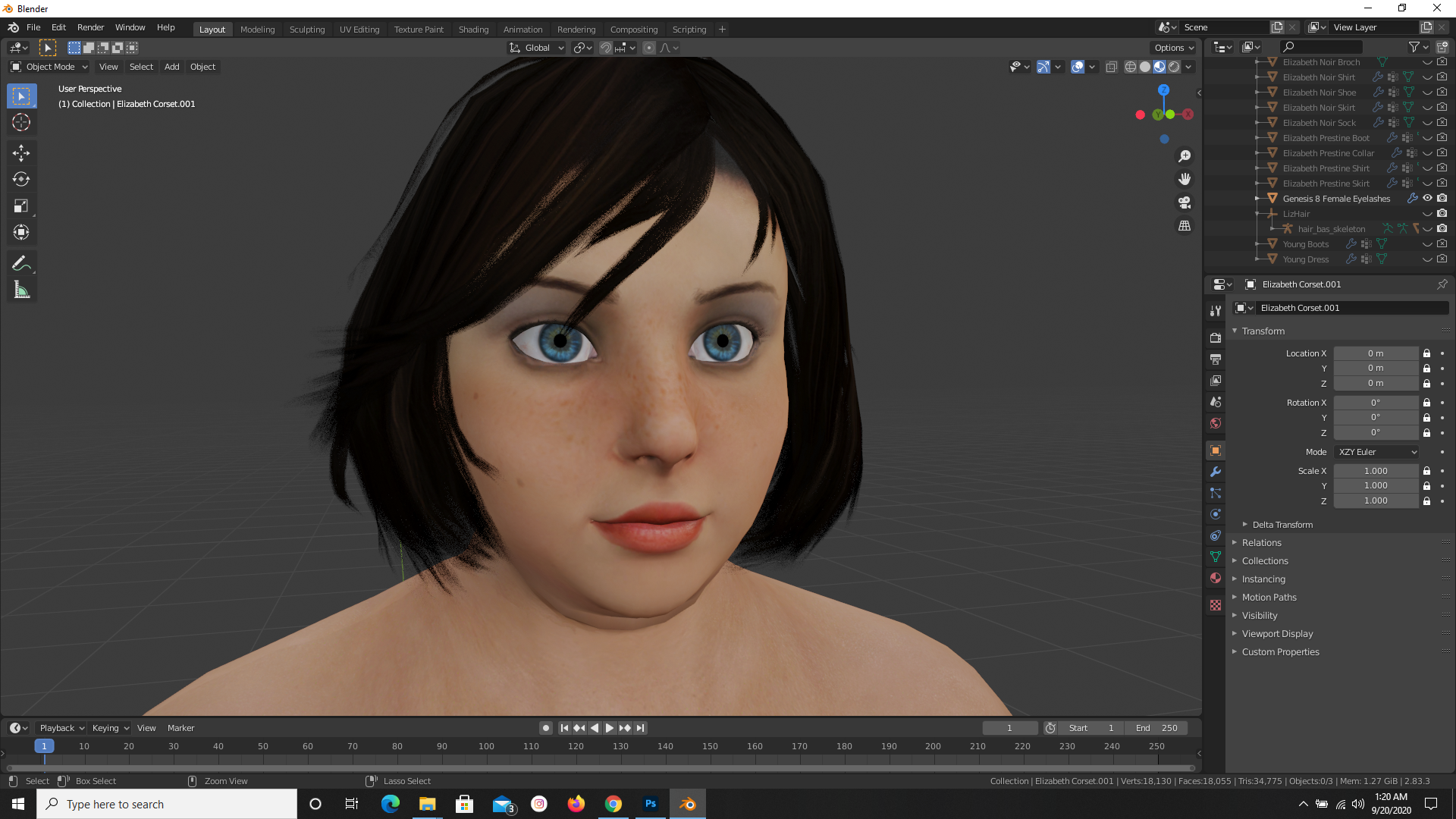 Bioshock Infinite Elizabeth Texture Update by FleetAdmiral01 on