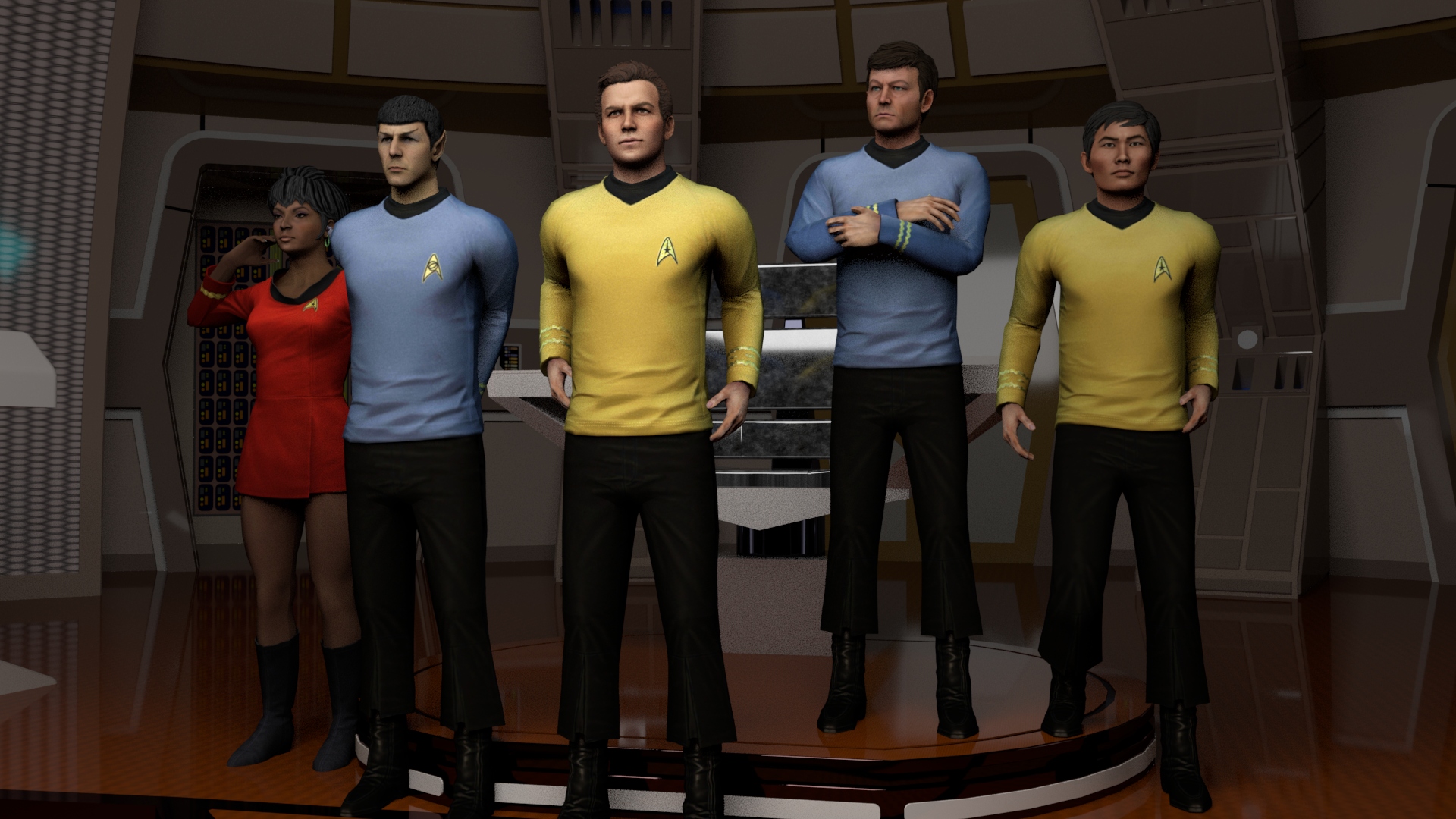 Star Trek Fleet Command TOS Crew 2-13-2021 by FleetAdmiral01 on DeviantArt