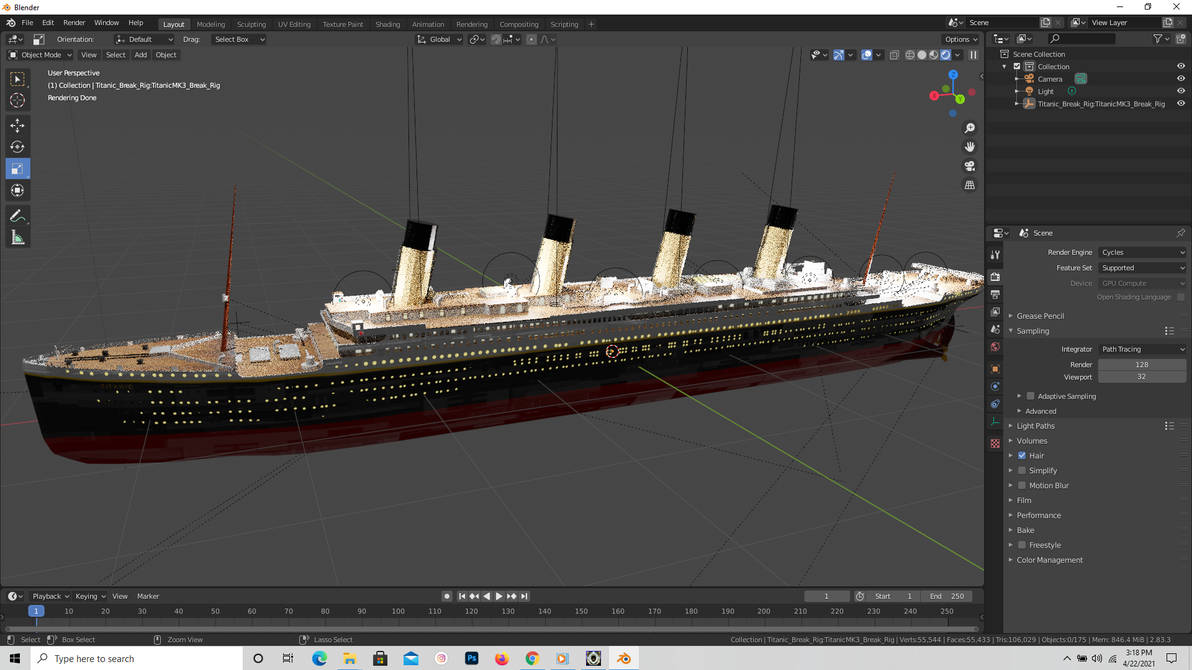 Titanic Layout Model Titanic Model Update by FleetAdmiral01 on DeviantArt
