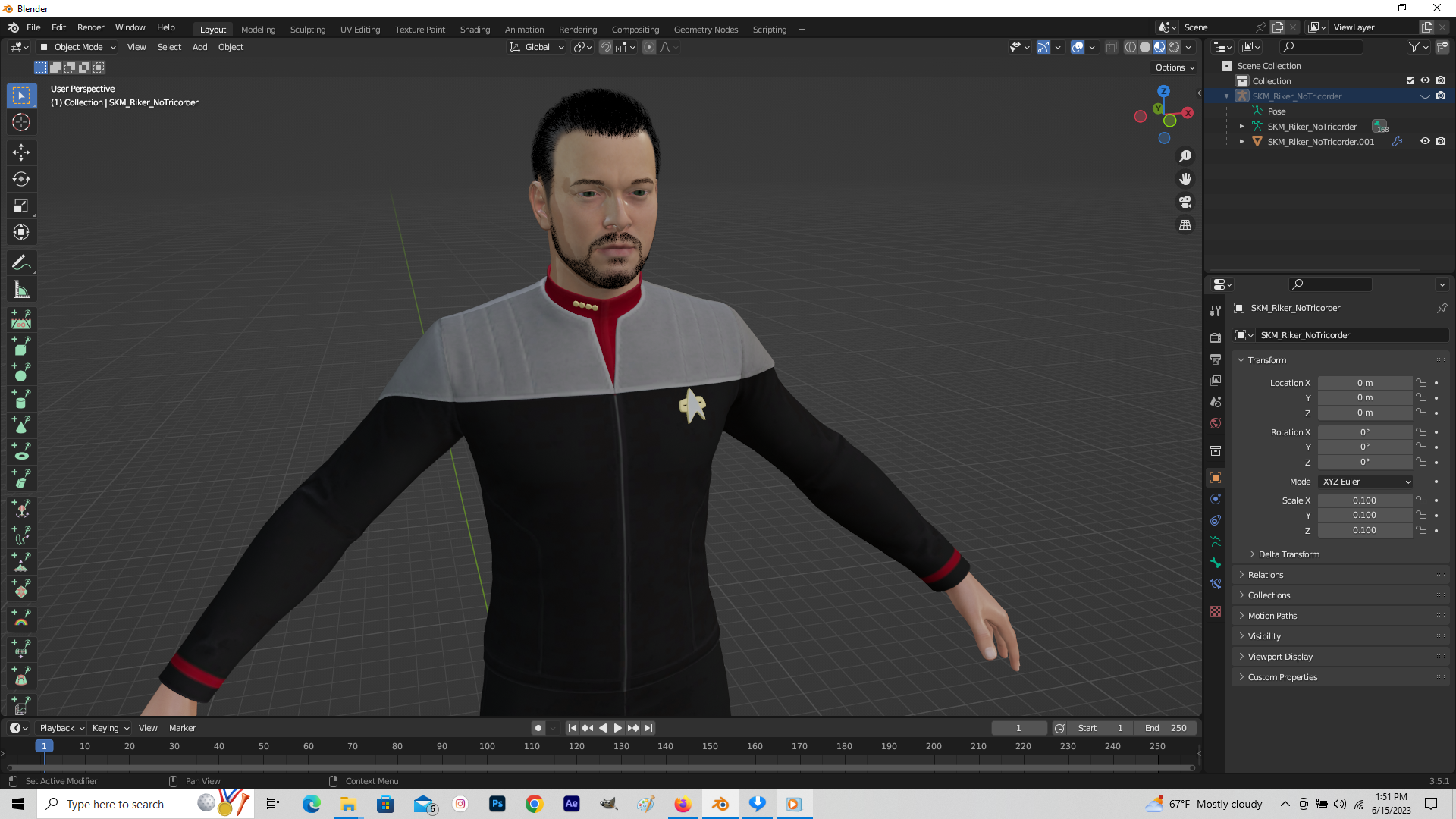 Star Trek Resurgence Captain Riker by FleetAdmiral01 on DeviantArt